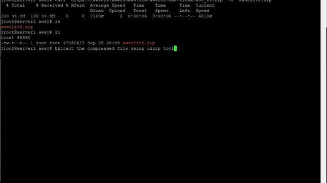 AWS CLI Installation on Linux смотреть онлайн