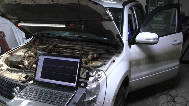 Пропуски зажигания Suzuki Grand Vitara J20A смотреть онлайн