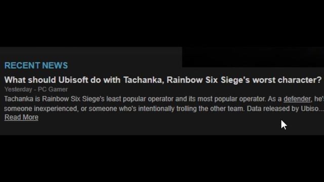 Tachanka, Rainbow Six Siege's worst character смотреть онлайн