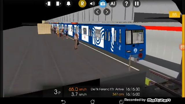 Поезд метро Ока 81 760 московский транспорт (часть 1) Hmmsim 2 смотреть онлайн