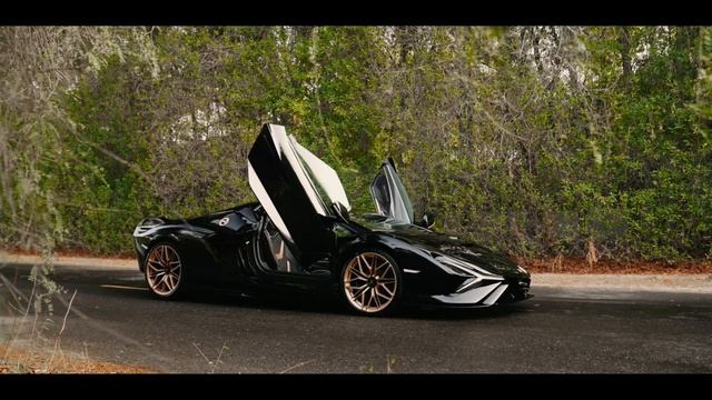 Lamborghini Sian Roadster in jungle | Only Black Sian Roadster | 1 OF 19 | F1rst Motors смотреть онлайн