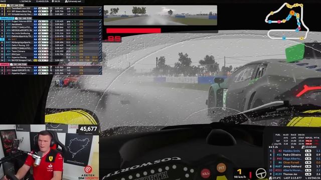 The Best Thing I've Ever Done On iRacing! - Chaotic 12 Hour Race Start In The Rain смотреть онлайн