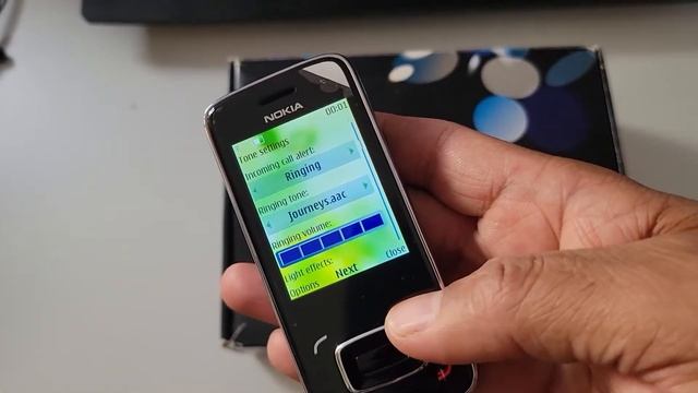 Nokia 8208 Sliding Mobile Phone Rare