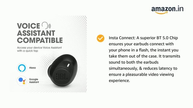 JBL C115 TWS by Harman, True Wireless Earbuds with Mic, Jumbo 21 Hours Playtime with Quick Charge, смотреть онлайн
