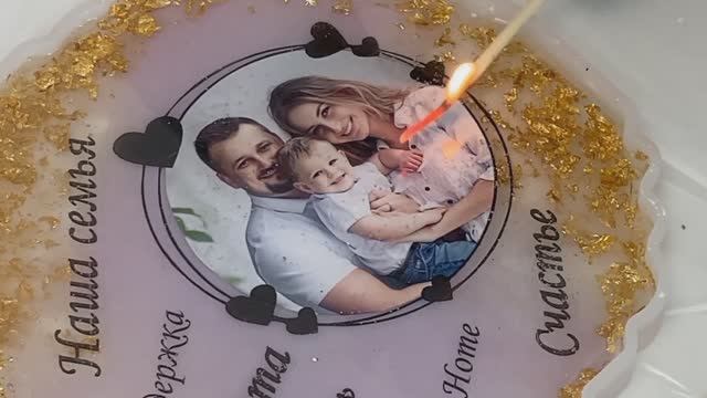 Делаем семейное фото эпоксидной смолой