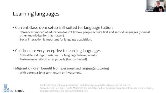 PERSEO Winter School 2022 - Prof. Tony Belpaeme, University of Plymouth, UK смотреть онлайн