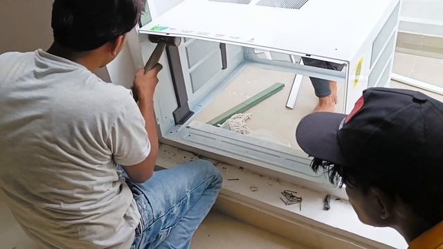 window AC installation || window AC फिटिंग करने का सही तरीका || How to window AC kaise fitting Kare смотреть онлайн