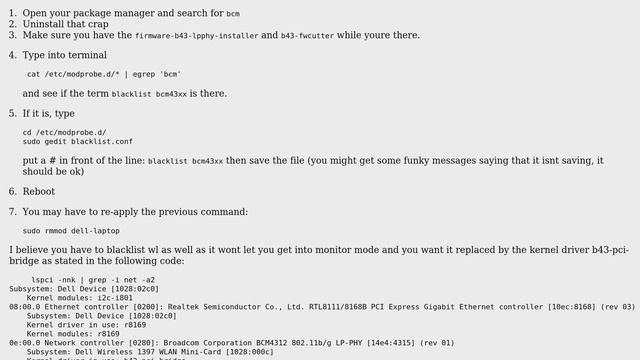 Ubuntu: Broadcom 4312 wireless issues смотреть онлайн