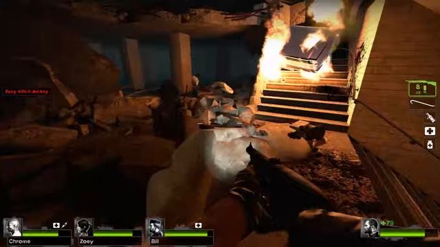 Fighting with friend - Left 4 Dead 2 смотреть онлайн