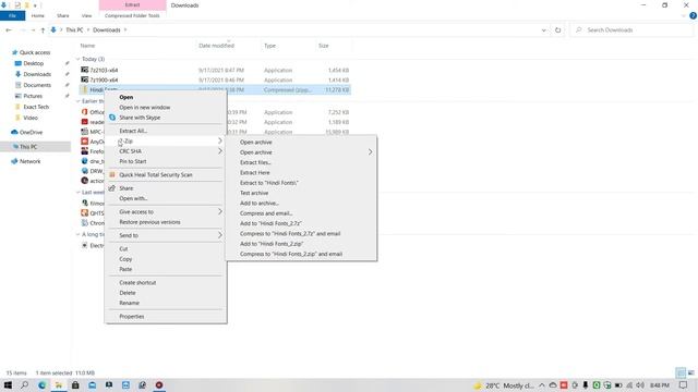How to Download and Install Hindi Fonts in Pc Aur Laptop #InstallHindiFonts #ExactTech смотреть онлайн