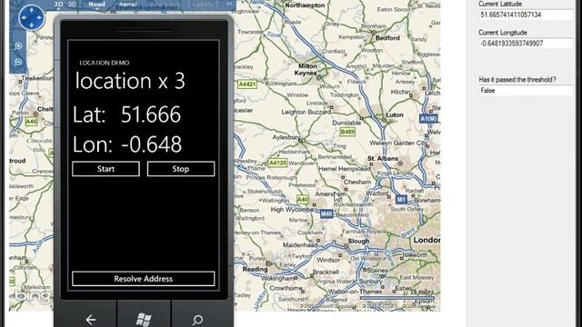[Demo] Mocking / Emulating location data on Windows Phone 7 Emulator смотреть онлайн