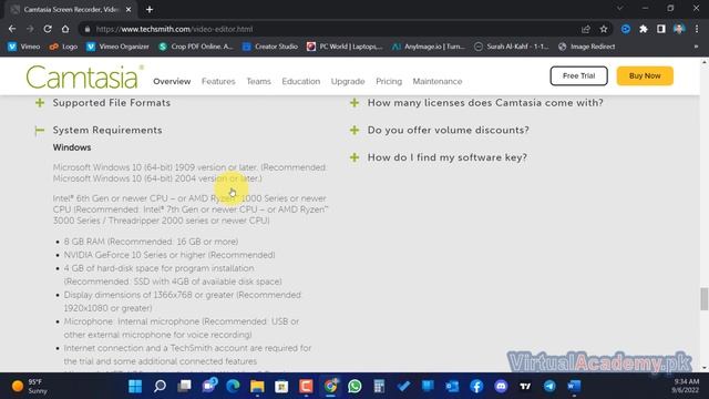 Camtasia Introduction | Downloading and Installation | System Requirements смотреть онлайн