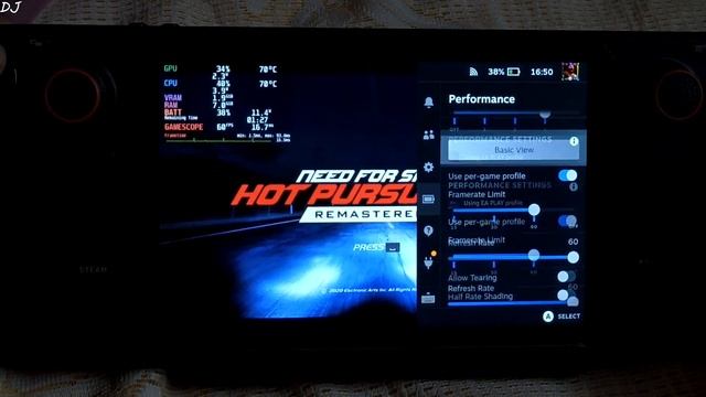 Steam Deck Need For Speed Payback , Hot Pursuit Remastered & Rivals SDCard Gameplay EA Play Steam O