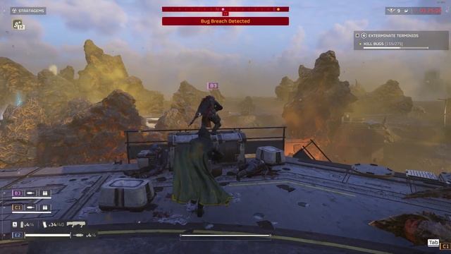 Reece breaks his neck listening to Free Bird - Helldivers 2 смотреть онлайн