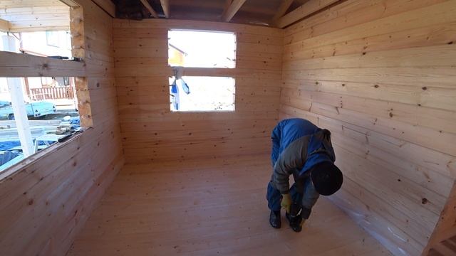 Баня 5х6 из бруса под ключ в Калужской области смотреть онлайн