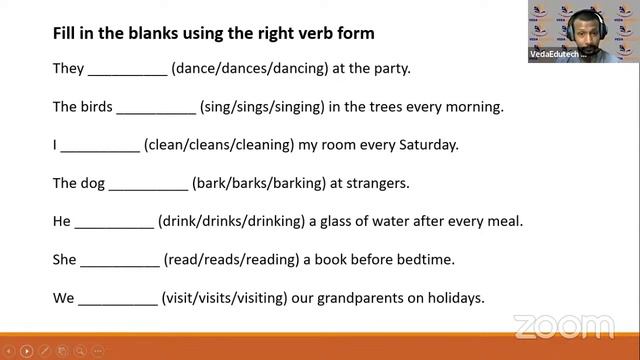 Subject: Spoken English Level 1 Day 32 Topic: Worksheets on Verbs and Adverbs / General conversatio смотреть онлайн