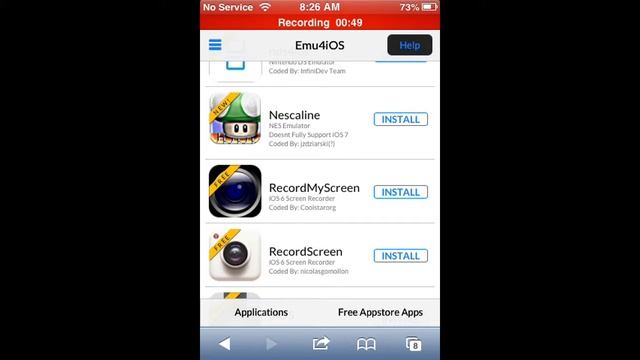 How to get recordMyscreeen (no jailbreak) 6.1.3 смотреть онлайн
