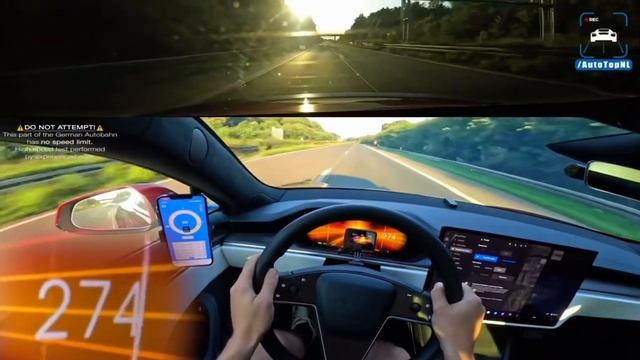 Tesla Plaid 1020HP:Разгон до Максимальной Скорости! смотреть онлайн