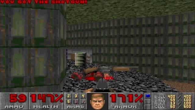 Ultimate Doom Playthrough E1M4 ULTRA VIOLENCE KEYBOARD ONLY смотреть онлайн