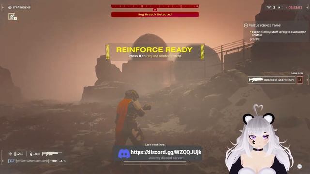 Killing bugs and chewing gum. Im all out of gum| Helldivers | !discord !clip смотреть онлайн