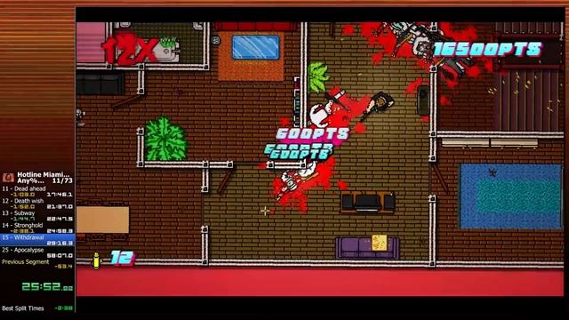 Hotline Miami 2 SpeedRun Any% NG+ 51:04 смотреть онлайн