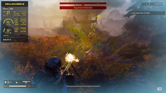 Helldivers 2 - GTX 1060 | All Settings | Performance test смотреть онлайн