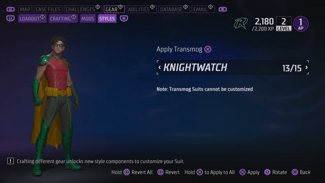 Gotham Knights - ALL ROBIN COSTUMES & COLORS смотреть онлайн