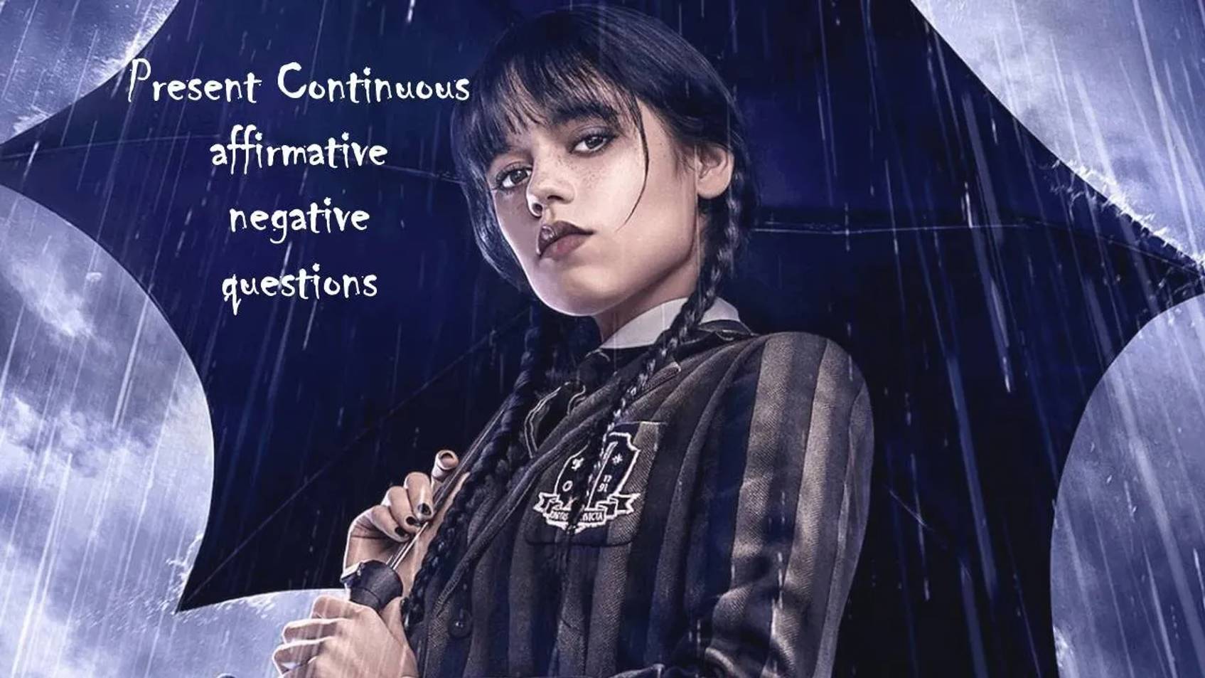 Изучаем Present Continuous по сериалу Wednesday. смотреть онлайн