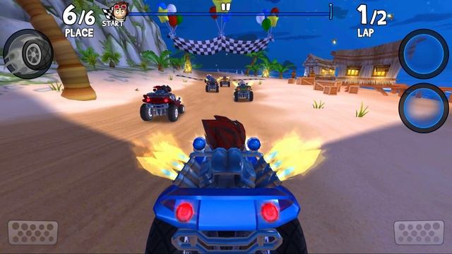 Sun Dazer, Mcskelly, Spookster Battle | Beach Buggy Racing 2 Android Game Play #46 смотреть онлайн