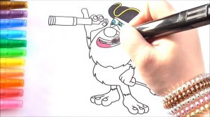 Буба Мультик Раскраска Видео для Детей Buba Cartoon for Kids Рисуем Раскраски