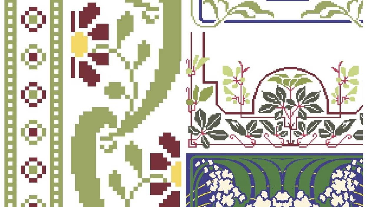 СТАРИННЫЕ СХЕМЫ. Рукоделие, вышивка. Подборка №86. смотреть онлайн