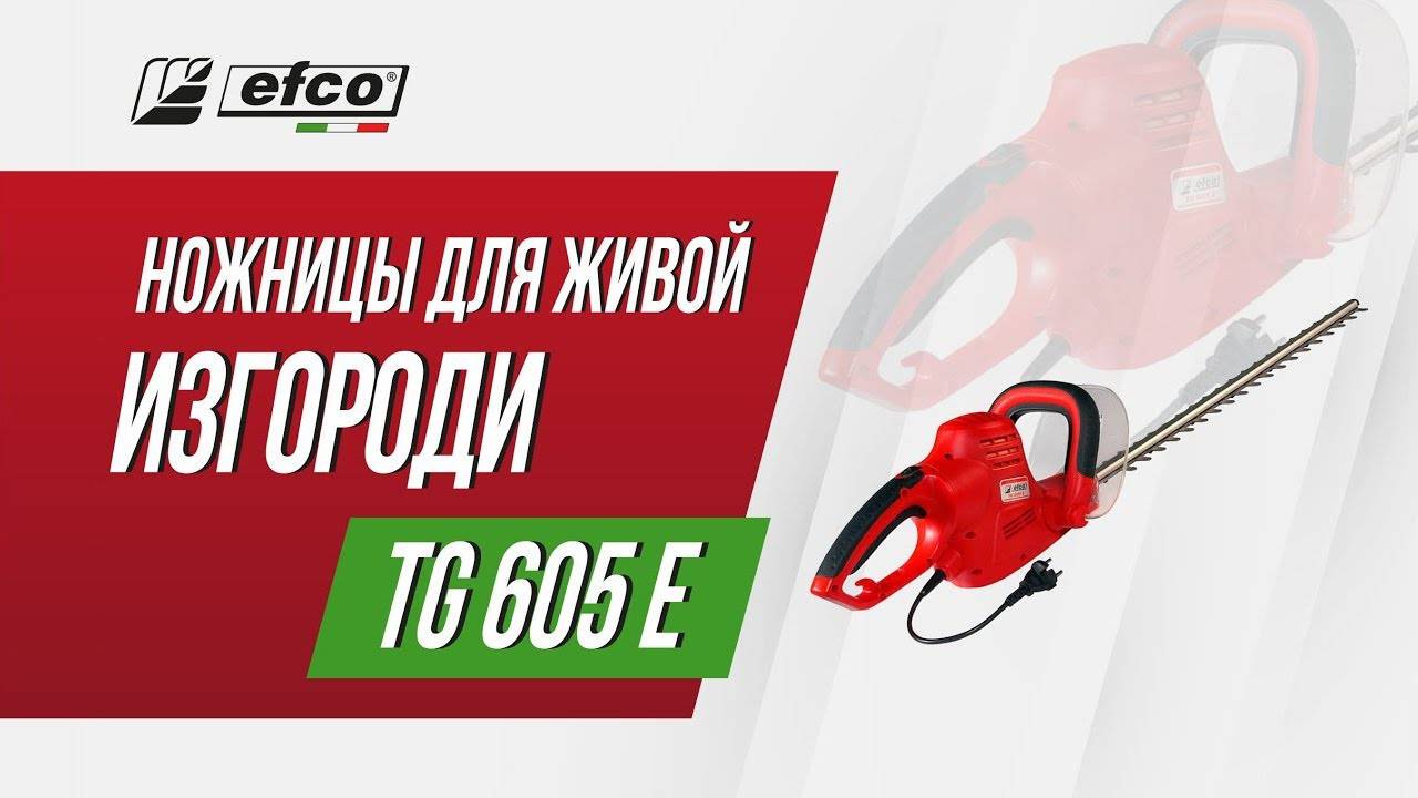 Электрические ножницы Efco TG 605 E смотреть онлайн