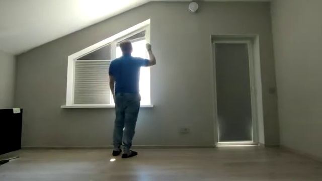 Шторы плиссе.  Перфет блэкат серый, система Декоматик P1751, управление шнурами  Компания SVIL