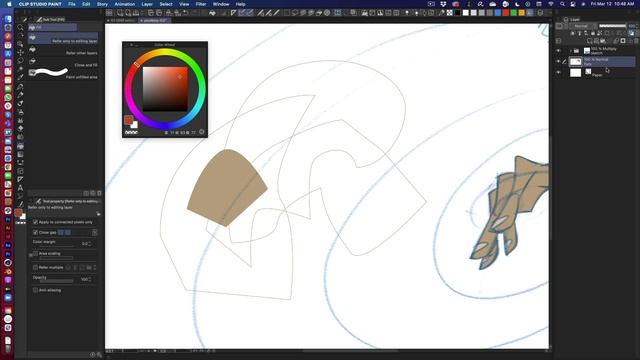 How to use Bezier Curves for Sweet and Smooth Edges! (Clip Studio Paint) смотреть онлайн