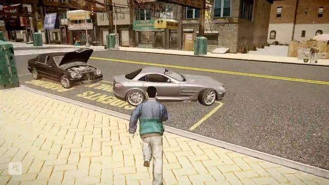 GTAIV Car Jacking McLaren SLR 1080p смотреть онлайн