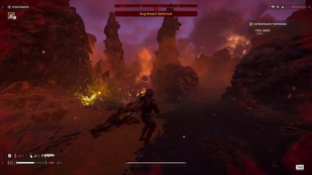 Helldive Solo with Incendiary Breaker & NO STRATAGEMS - Eradicate Mission (Terminids) - Helldivers смотреть онлайн