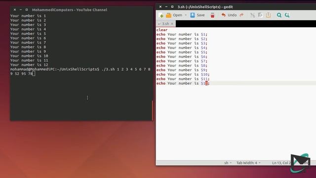 03 - Unix Shell Scripts - Command Line Arguments смотреть онлайн