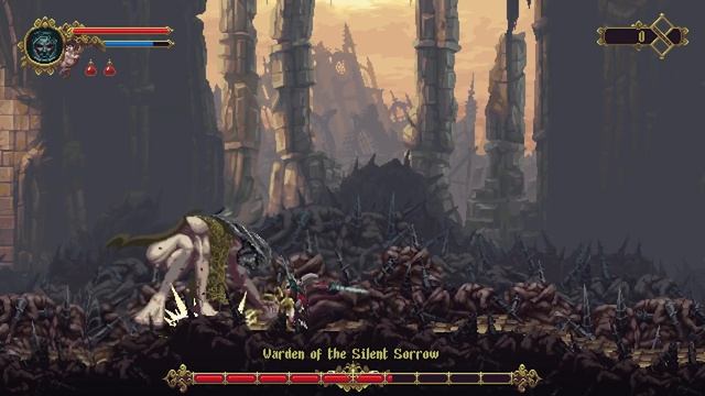 Blasphemous Boss Fight - Warden Of The Silent Sorrow (Hitless/No Damage) смотреть онлайн