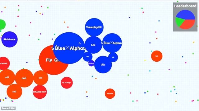 Agar.io - Team Mode Turnaround #7 w/ Alpha смотреть онлайн