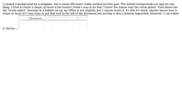 Unix & Linux: How to resize and move background shape in Visio 2010? смотреть онлайн