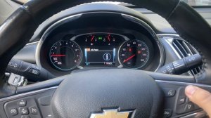 Как переключить спидометр на Chevrolet Malibu IX в км/ч?