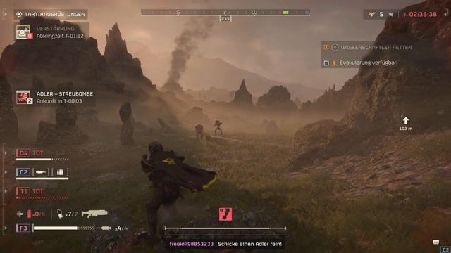 HELLDIVERS 2 Robot killed his friend with a rocket смотреть онлайн