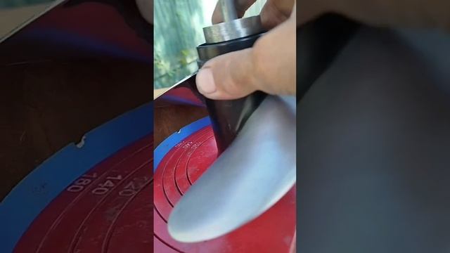 Винт 8,5*7,5 после работы. смотреть онлайн