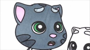 Том и его друзья. Мультик раскраска. Рисуем раскраски.