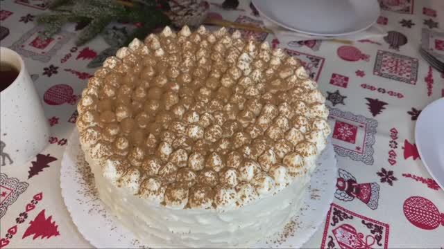 БИСКВИТНЫЙ ТОРТ ТИРАМИСУ !!! Нежный, воздушный и очень вкусный! смотреть онлайн