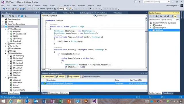 New Azure Tools in Visual Studio 2013 смотреть онлайн