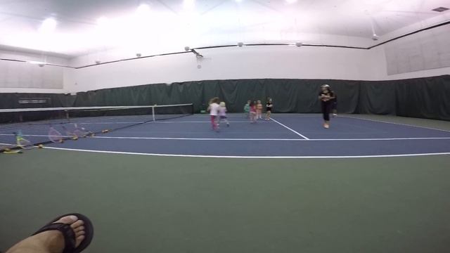 We play tag at my tennis lessons! The coaches are it.Time warp when I was five смотреть онлайн