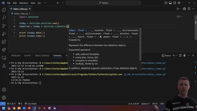 NSW Software Engineering Topic 1 Python: Part 4.1 - Datetime смотреть онлайн
