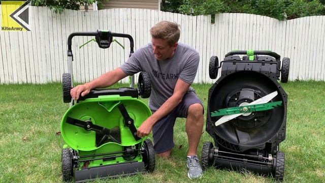 NEW Greenworks 25" Battery Lawn Mower | FASTEST? - Review 2020👍🏻 👎🏻 смотреть онлайн