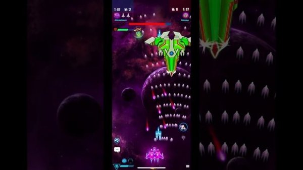 ALL BOSSES 🚀 Galaxy attack alien shooter!! one vs one Challenge Game!! Space shooter! #gaming